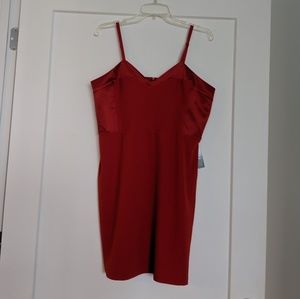 Express red dress NWT L